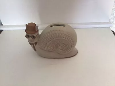 Buy Vintage Shelf Pottery Snail Figure Money Box Collectable Preowned • 8.99£