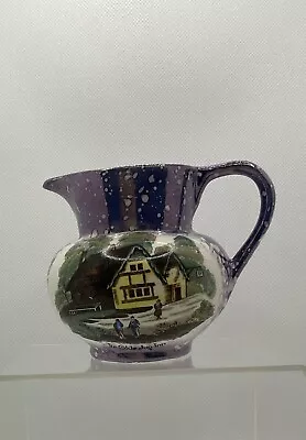 Buy Gray's Pottery Stoke On Trent England Creamer Purple Luster Ye Olde Jug Inn • 12.67£