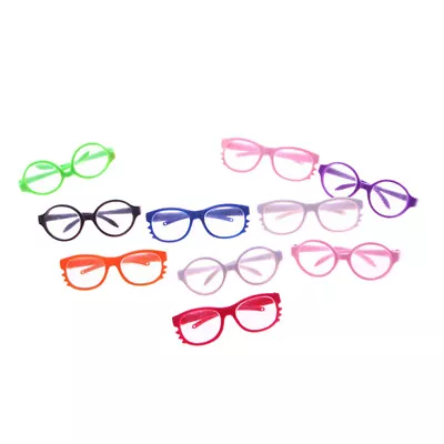 Buy  10 Pcs Doll Wearing Glasses Cute Dressing Toys Miniature Baby • 9.25£