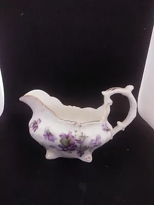 Buy Vintage Hammersley And Co Fine Bone China Purple Violet Creamer Made In England • 13.30£