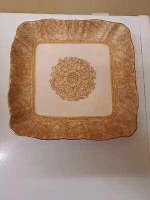 Buy Rare Doulton Burslem Gold Etched Dish On Feet Royal Doulton Interest • 35£