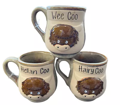 Buy Super Cute Brown Highland Cow Stoneware Mug 3 Quotes Available • 12.50£