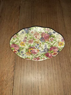 Buy House Clearance Vintage Royal Winton Floral Dish • 8£