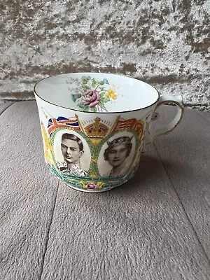 Buy Vintage Aynsley Bone China Coronation Of King George VI Commemorative Teacup • 4.99£