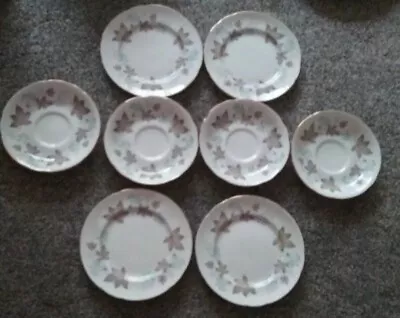Buy Paragon Fine Bone China Enchantment Four Plates And Four Saucers • 12£