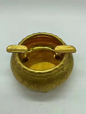 Buy Vintage Hand Painted 22KT Gold By Osborne China Small Ashtray  • 18.63£