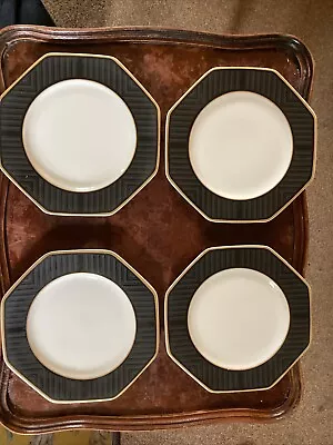 Buy Villeroy & Boch Black Pearl Tea Side Plates X 4 - 6”/15cm • 10£