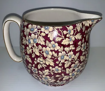 Buy Vintage Lord Nelson Ware Royal Brocade Floral Pitcher 4 3/4 Tall England U • 30.74£