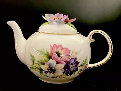 Buy Royale Stratford Country Cottage Teapot Collection Anemones , England • 60.57£