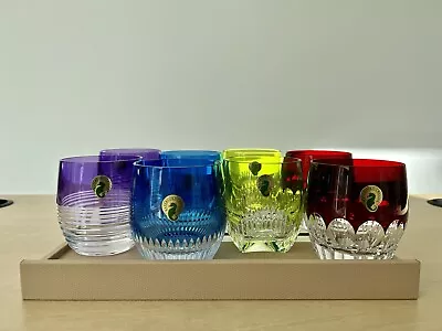 Buy Waterford Mixology Amethyst, Blue, Lime & Red DOF Tumbler 4 Sets For 8 BNIB • 1,071.72£
