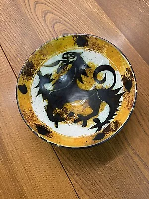 Buy Celtic Pottery Newlyn Cornwall Ceramic Dragon Bowl • 23£