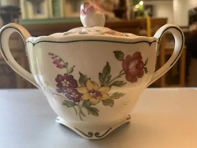 Buy Antique Sugar Pot Grindley Marlborough Royal Petal  Rosalind  Crafted In England • 4.99£