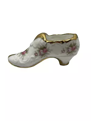 Buy Vintage Paragon China Co Fine Bone China Victoriana Rose Slipper Shoe England • 8.39£