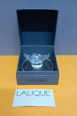 Buy Lalique Kissing Doves Glass Ring Dish • 179£