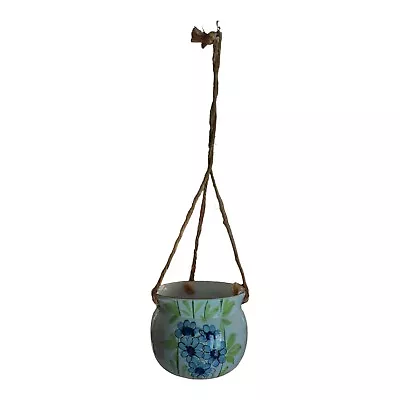 Buy Created In Italy For Rosenthal Netter Italy Floral Pottery Hanging Pot 5  Tall • 46.59£