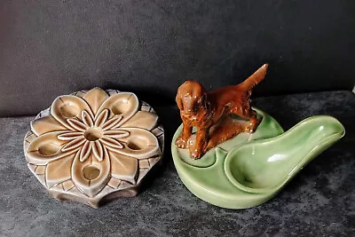 Buy Wade Ceramics-2 Items-lily Candle Holder-and Dog Pipe Stand • 8£