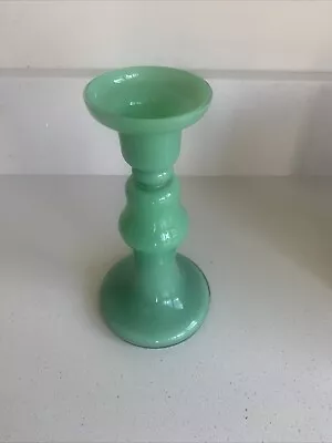 Buy Vintage Green Glass Candle Holder • 0.99£