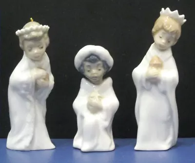 Buy Lladro Three Kings Nativity Set By F.Polope #5729 - Ornaments Or Xmas Tree Decs • 48£