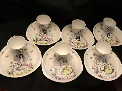 Buy Foley Maureen Tanner Bone China England  APRIL  6 Snack Sets & Cups Perfect • 55.87£