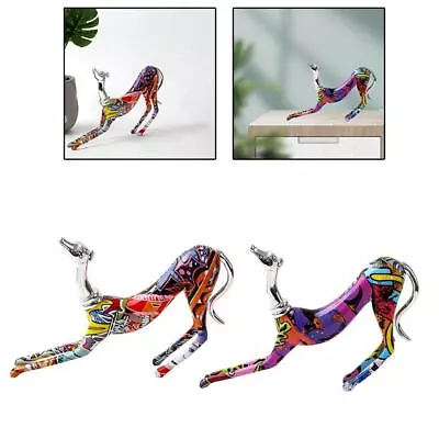Buy Poly Resin Figurine Animal Dog Statue Tabletop Home Decoration Lounge Ornament • 28.94£
