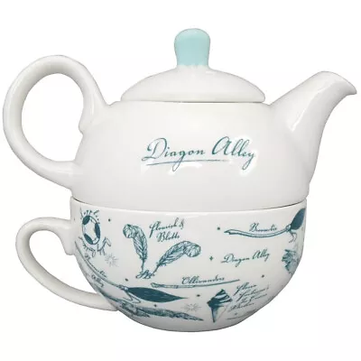 Buy Harry Potter Diagon Alley Tea For One Stacking Teapot And Cup Set • 29.99£