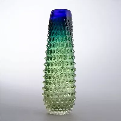 Buy 1980s Czech Prachen Hobnail Art Glass Vase By Frantisek Koudelka • 135£