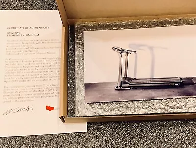 Buy Ai Weiwei Treadmill Aluminium Print Hand-signed Limited Edition Assange • 632.29£