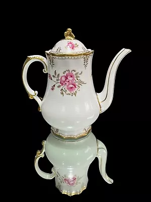Buy Royal Crown Derby  Pinxton Roses Coffee Pot - 1st Quality • 195£