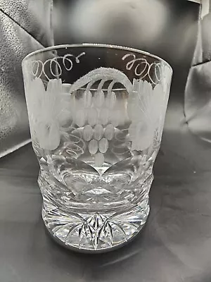 Buy Tudor Crystal Fruiting Vine Whiskey Glass / Tumbler – 8cm Tall  • 22.50£