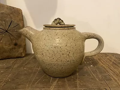 Buy Art Pottery Handmade Stoneware Salt Glaze Teapot Japanese Style • 20£