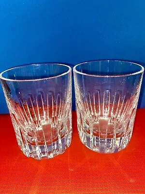 Buy (2)  BACCARAT Crystal 3.75 Inch 'Rotary' OLD-FASHIONEDS -Beautiful Condition! ** • 129.54£