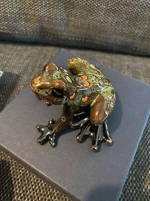 Buy Old Tupton Ware Hand Painted Green Frog Ceramic Figurine Ornament • 49.99£
