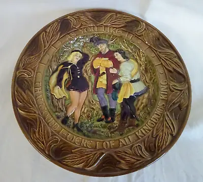 Buy Vintage Beswick Plate Shakespeare As You Like It 31 Cm Wall Hanging #q13 • 12£