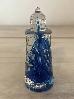 Buy Alum Glass Lighthouse Blue/clear Isle Of Wight • 10£