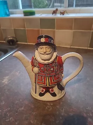 Buy Vtg Made In England James Sadler Thameside Yeoman Warder Teapot 7.25  • 65£