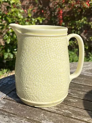 Buy VINTAGE 1920s Yellow Glazed Dimpled 1 1/2 Pint Ceramic Jug • 15£