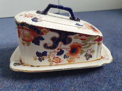 Buy Antique Keeling 'Tokio' Pattern Losol Ware Large Cheese / Butter Dish • 19.99£