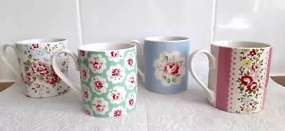 Buy Cath Kidston: Queens Bone China Mugs X 4 • 15£