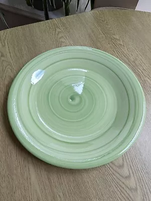 Buy Vintage BHS Dinner Plates 26cm/10 1/4  Hand Painted Swirls Made In Italy  • 4.95£