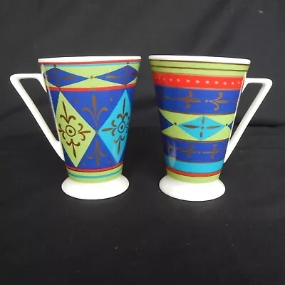 Buy 2 Wren Renaissance Art Deco Style Mug Cup Fine Bone China Made In England • 15£