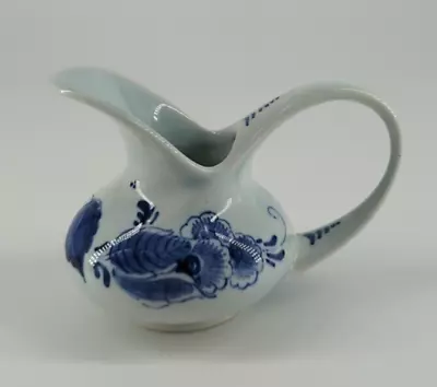 Buy Delft Miniature VASE PITCHER With Blue White Floral Authentic 3 In Vintage • 8.38£