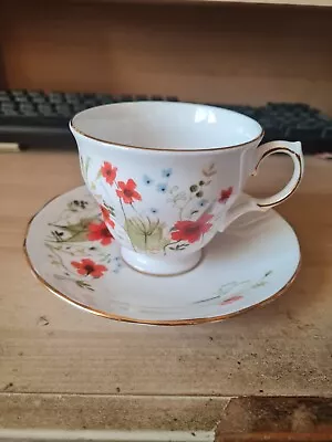 Buy Colclough Bone China Tea Cup And Saucer • 4.99£