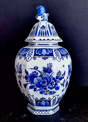 Buy Royal Delft Porceleyne Fles Ginger Jar Lidded Vase - Excellent • 139.01£
