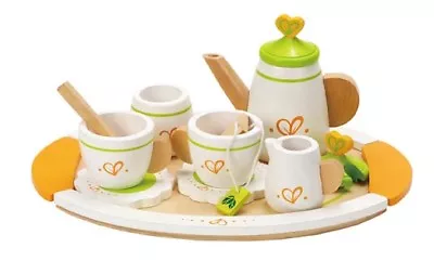 Buy HAPE Wooden Tea Set For Two - 12 Piece Set - Role Play - Wooden Toy - New • 24.99£