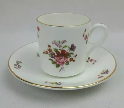 Buy Denby Rockingham Floral Festival Bone China 6.5cm Demitasse Coffee Cup & Saucer • 10£