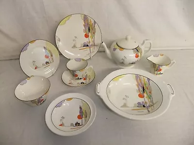 Buy Tams Ware Woodland - Vintage Art Deco Hand Painted Tableware - 8F3A • 8.94£