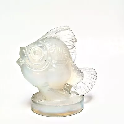 Buy Sabino Art Glass Paris France Opalescent Crystal Mouleck Fish Figurine 2  • 45.66£