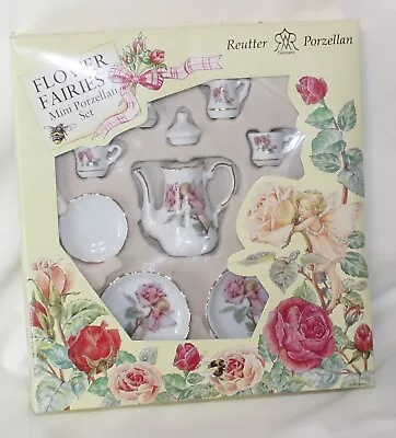 Buy Child's MINI Tea Set Porcelain By Reutter Flower Fairies VTG 10PC Porzellan • 27.96£