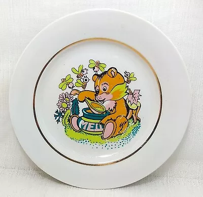 Buy Vintage Soviet Porcelain Children’s Plates Fairy Tale  BEAR. WINNIE POOH  USSR • 8.39£