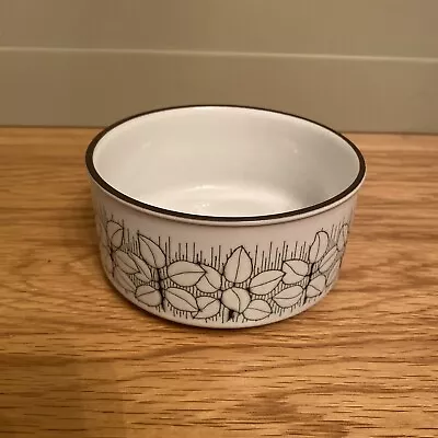 Buy Vintage 1970s Hornsea Pottery Charisma Cereal Bowl Dish Oven To Table White & Br • 4£